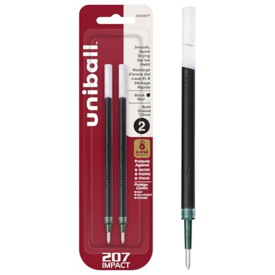 Gel Refill Pack - Uniball 207 Gel Pen Refills, Bold