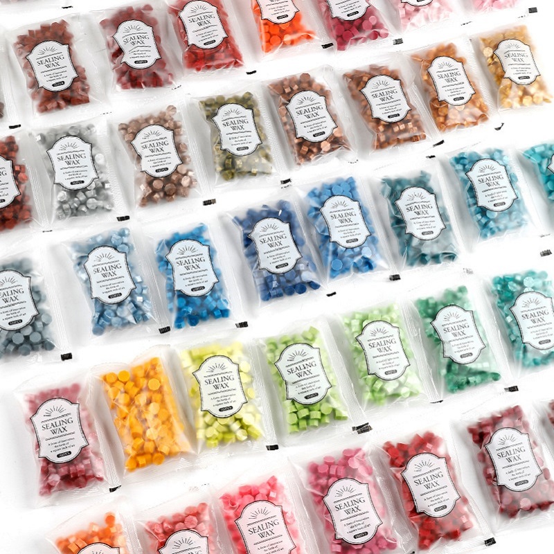 200PCS Wax Beads Wax Lacquer f - مراجعة Wax Seal Stamp Set وسعره