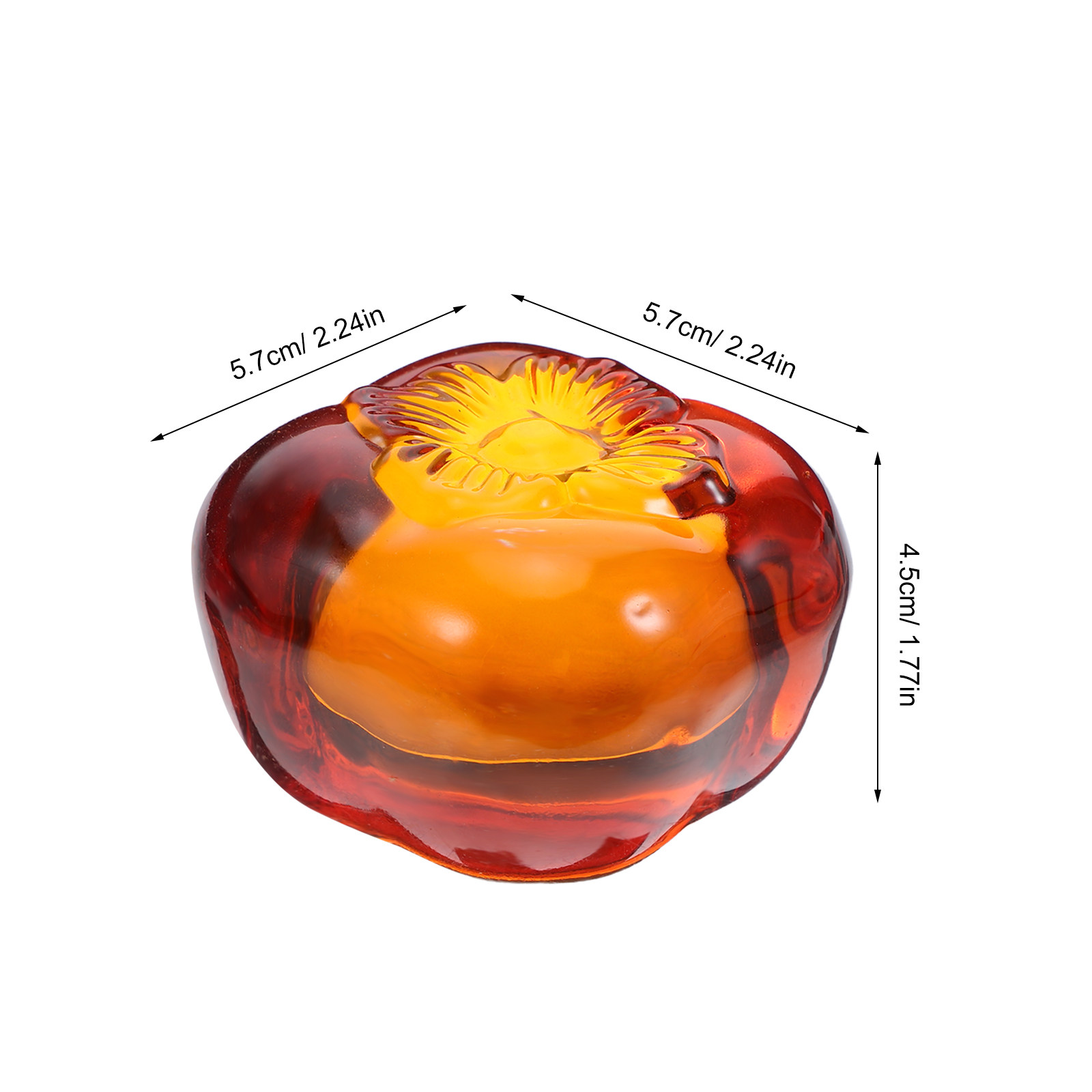 Heavy Crystal Persimmon Paperw - مراجعة Paper Weight Crystal وسعره