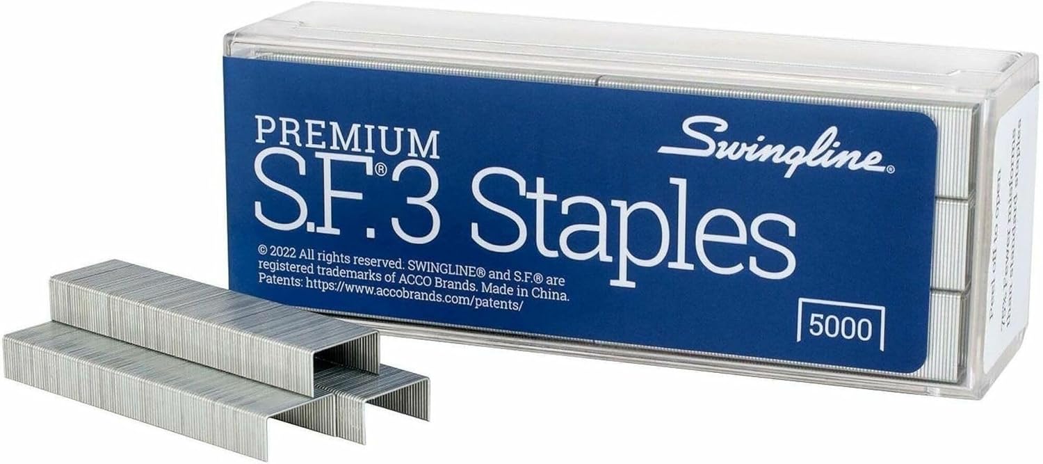 Swingline Staples, S.F. 3, Pre - مراجعة Stapler Half Strip وسعره