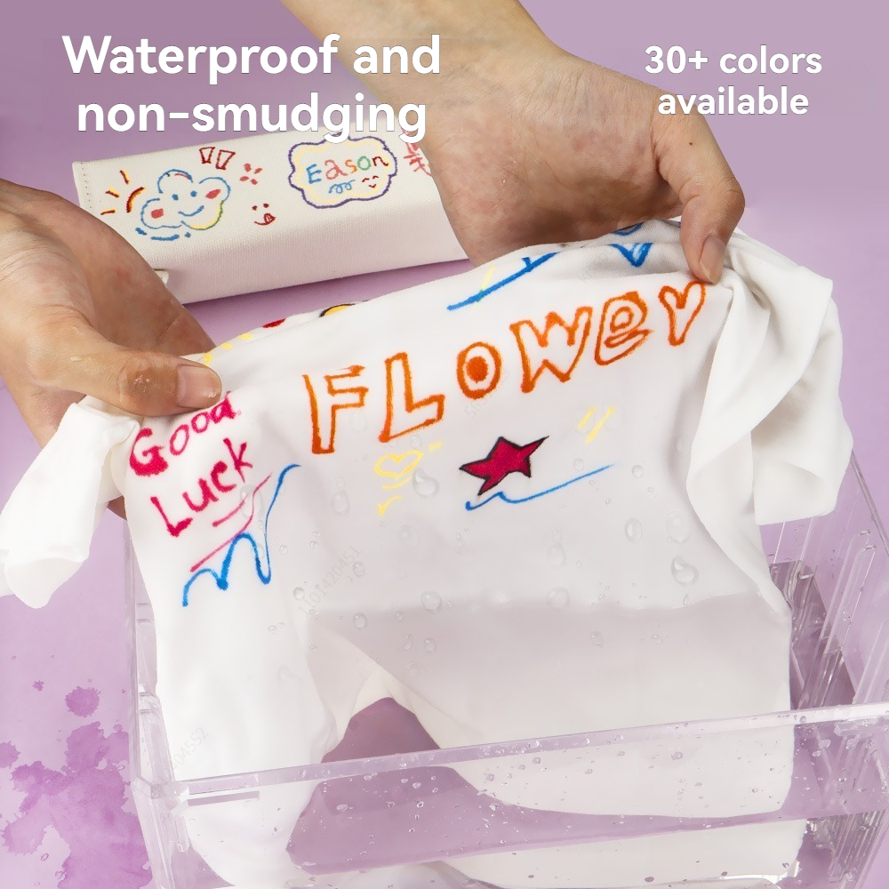 6/30 Colors Fabric Markers Pen - مراجعة Correction Pen Fine وسعره