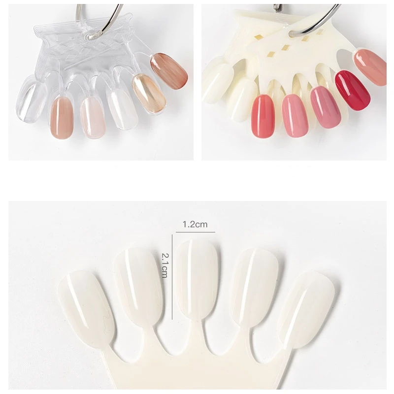 50pcs/pack Crown Shape False T - مراجعة Gel Refill Pack وسعره