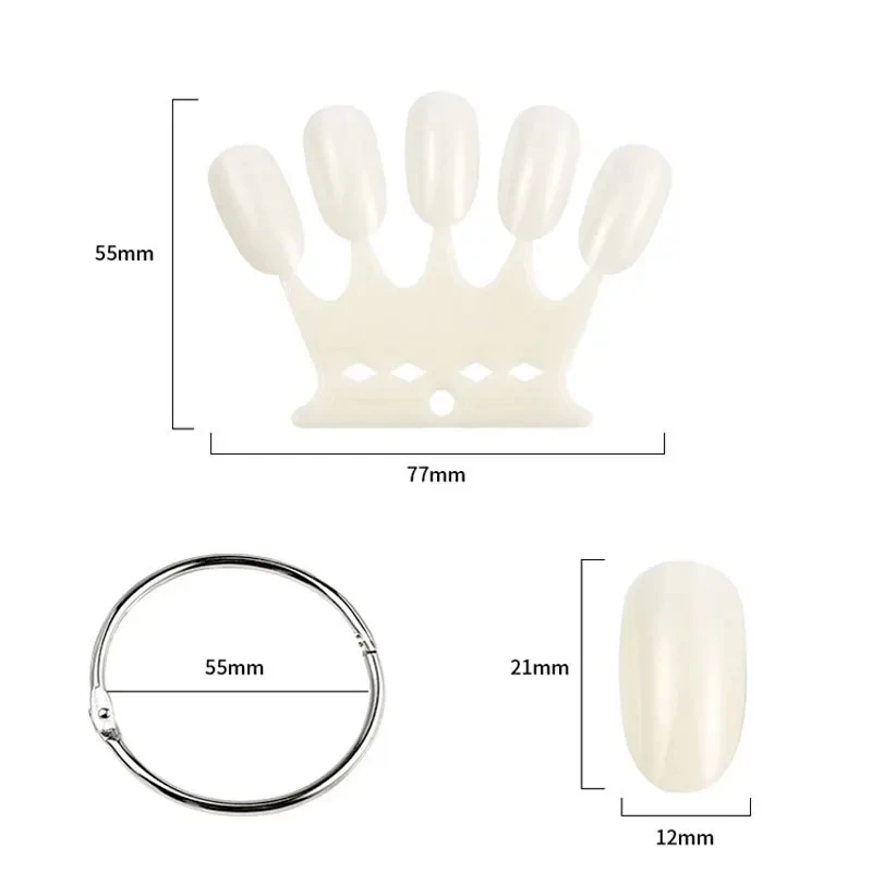 50pcs/pack Crown Shape False T - مراجعة Gel Refill Pack وسعره