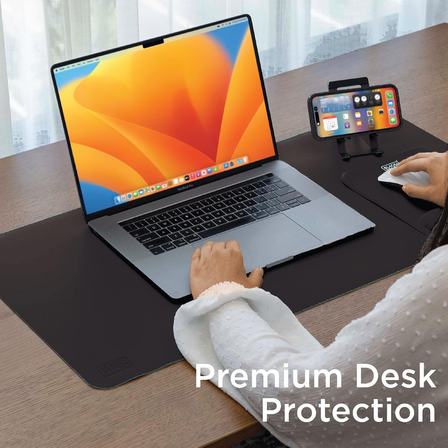 Faux Leather Desk Mat for Keyb - مراجعة Leather Desk Pad وسعره