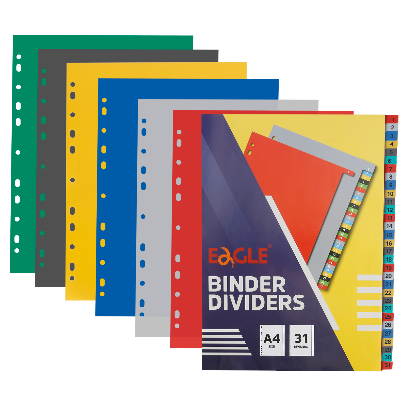 EAGLE A4 Binder Index Divider  - مراجعة Tab Divider A4 وسعره