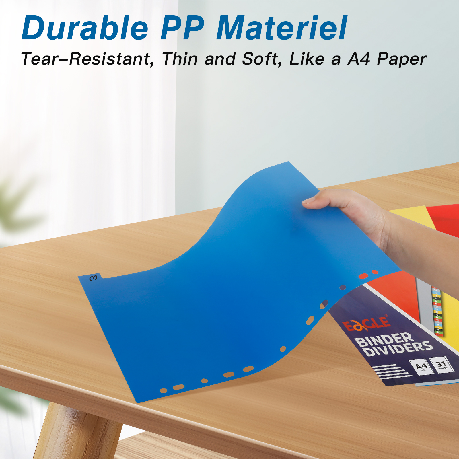 EAGLE A4 Binder Index Divider  - مراجعة Tab Divider A4 وسعره