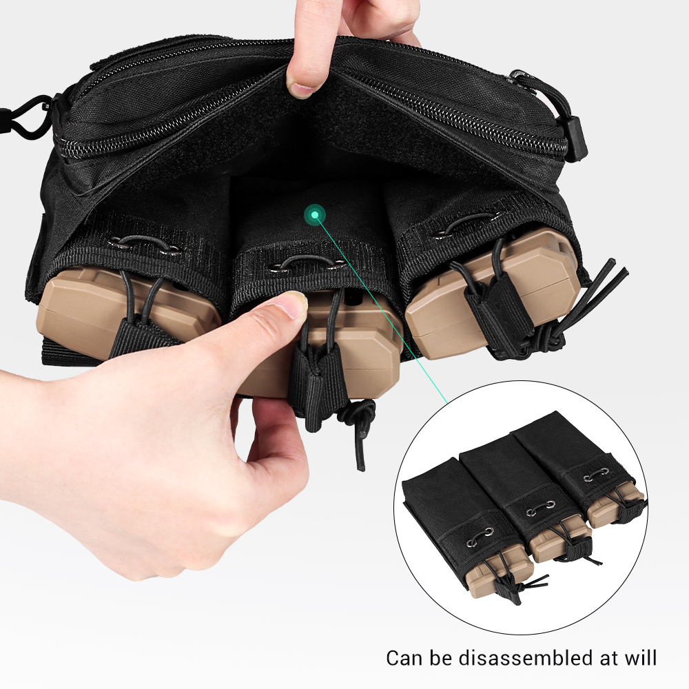 Molle Magazine Pouch Triple Ma - مراجعة Magazine Holder Rack وسعره