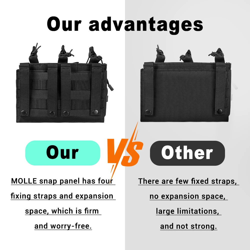 Molle Magazine Pouch Triple Ma - مراجعة Magazine Holder Rack وسعره