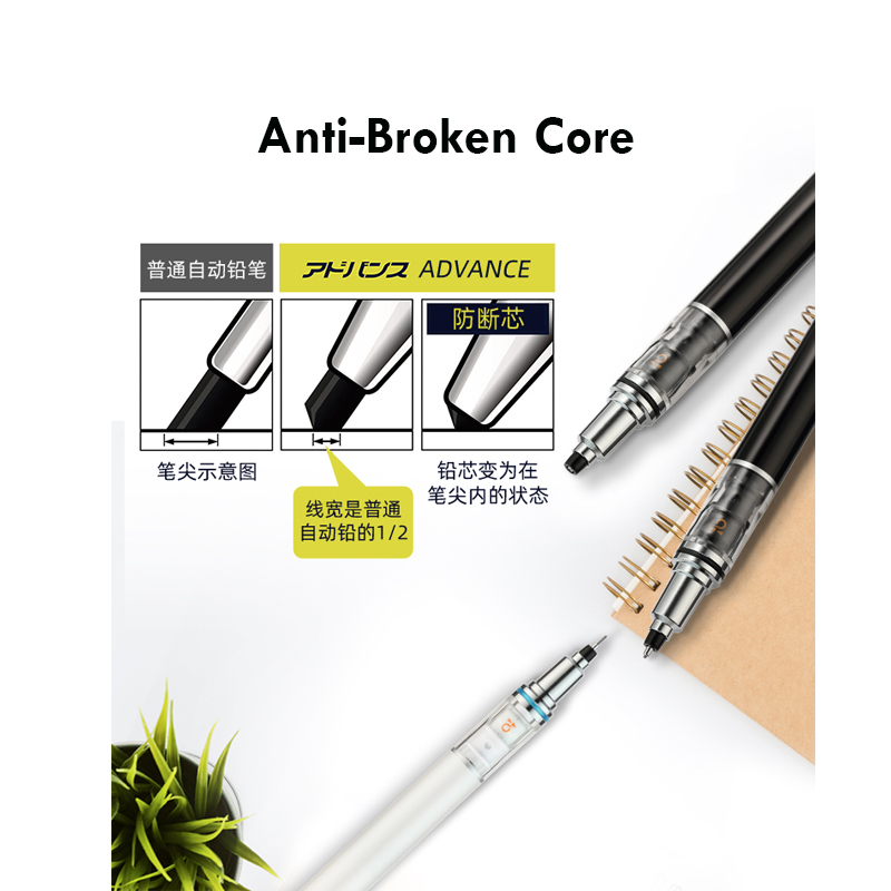 TOMBOW Shake to Lead/Press Mec - مراجعة Mechanical Pencil 0.3 وسعره