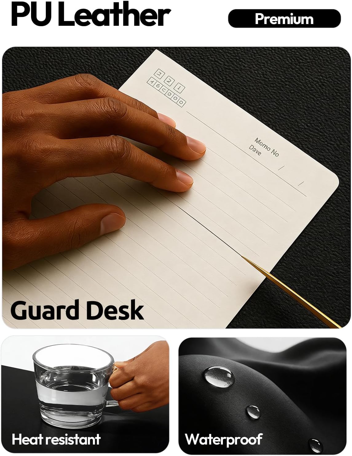 Leather Office Desk Pad Protec - مراجعة Leather Desk Pad وسعره