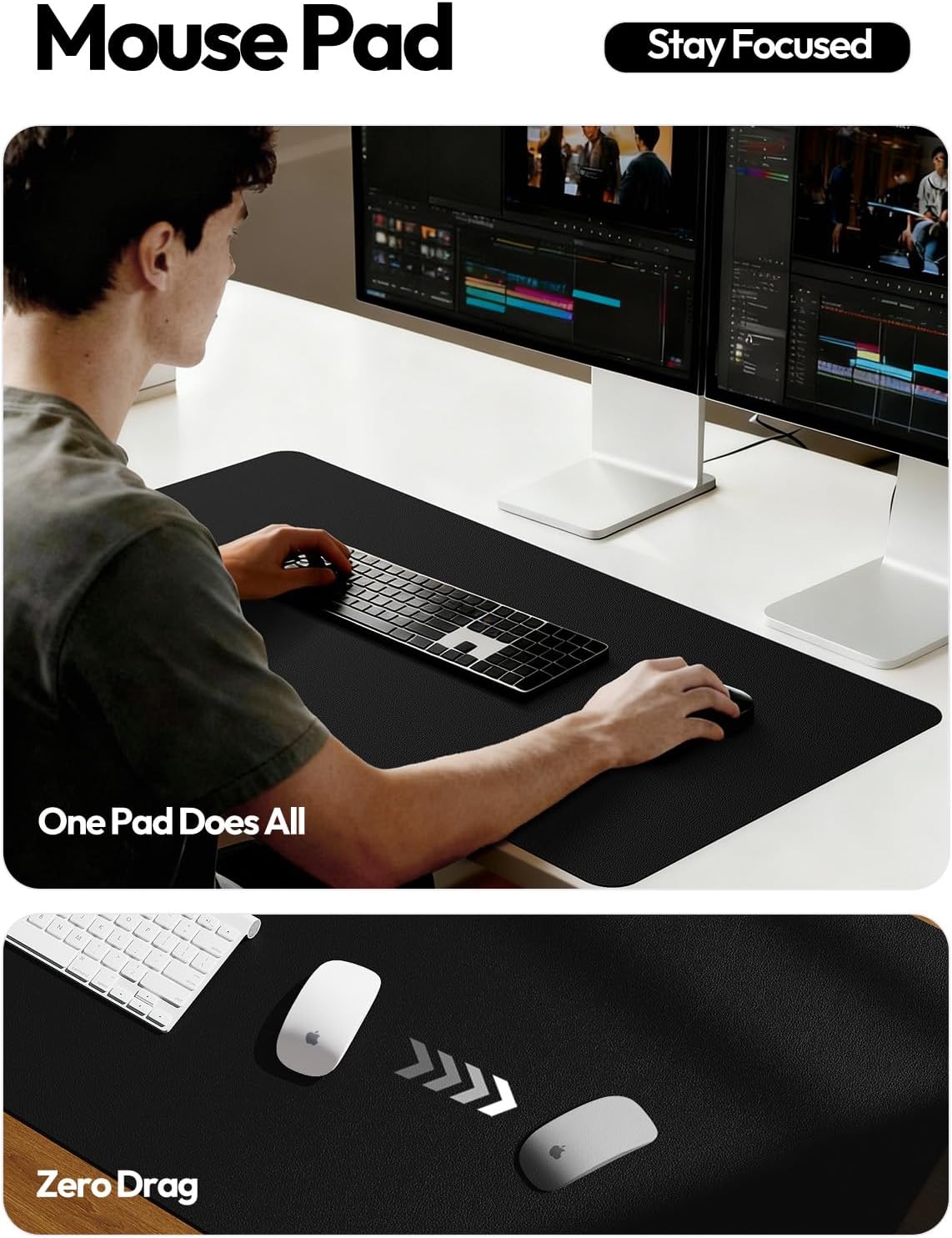 Leather Office Desk Pad Protec - مراجعة Leather Desk Pad وسعره