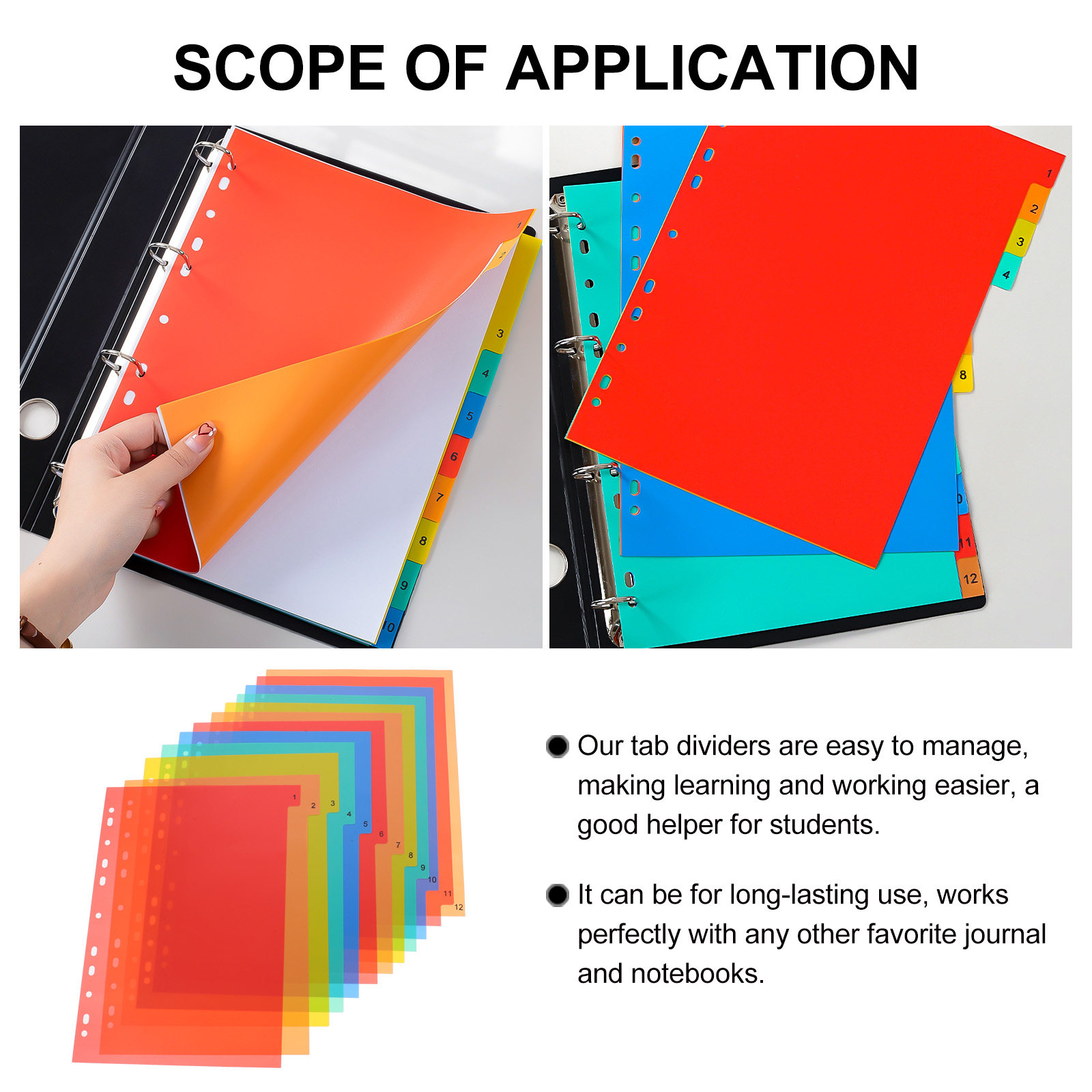 Binder Dividers A4 Colored Pla - مراجعة Tab Divider A4 وسعره
