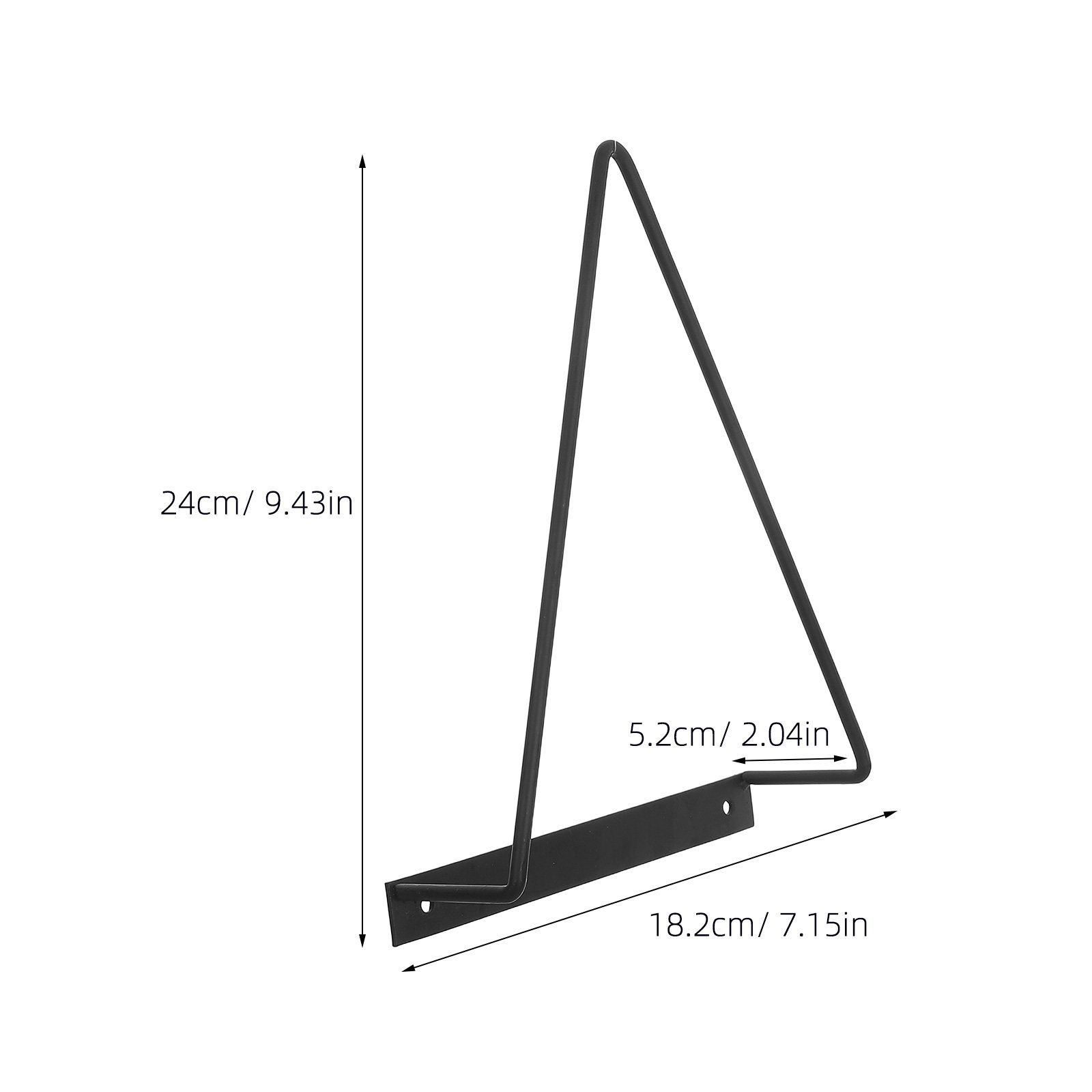 Black Metal Wall Mount Vinyl R - مراجعة Magazine Holder Rack وسعره