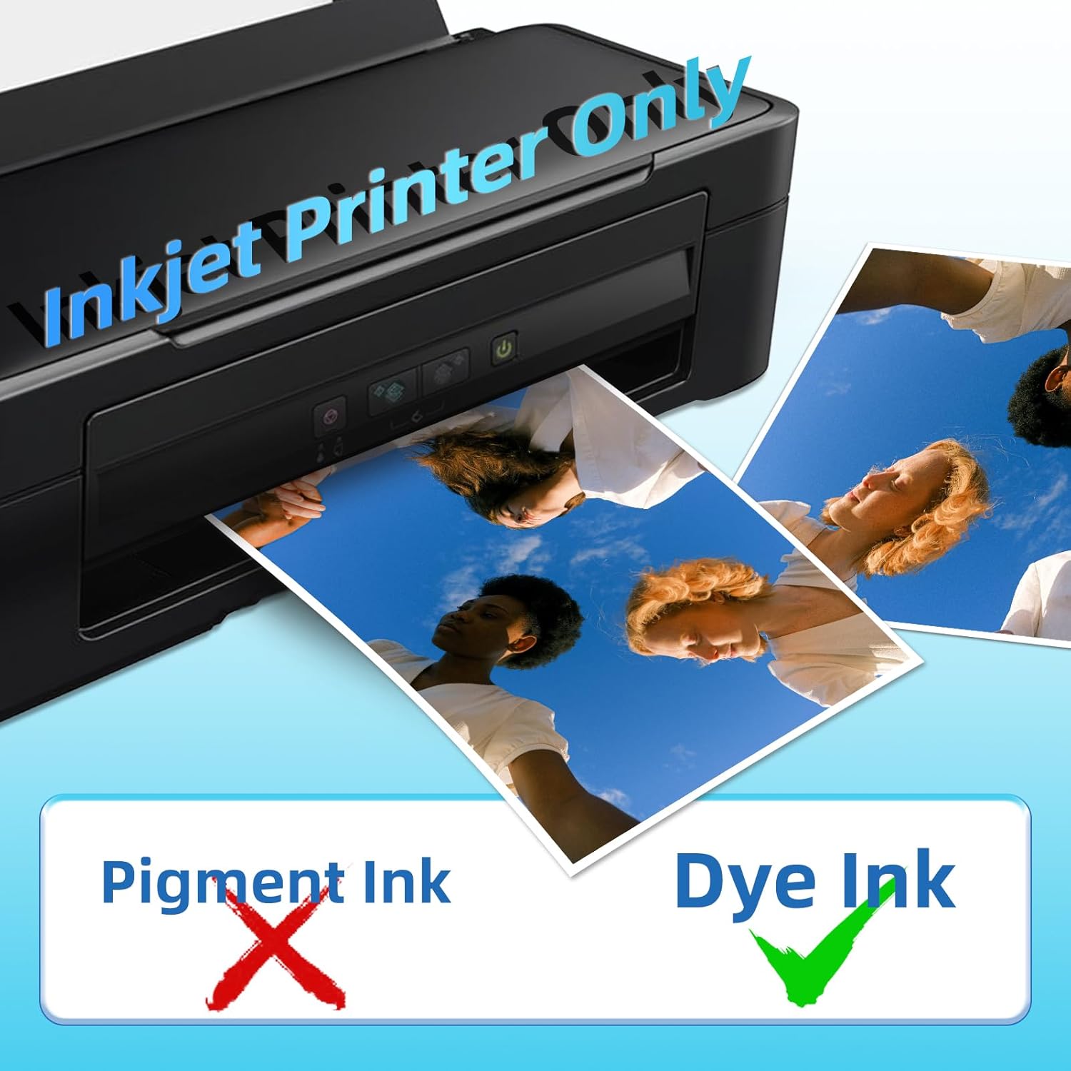 Adhesive Glossy Photo Paper A4 - مراجعة Ink Blotter Paper وسعره