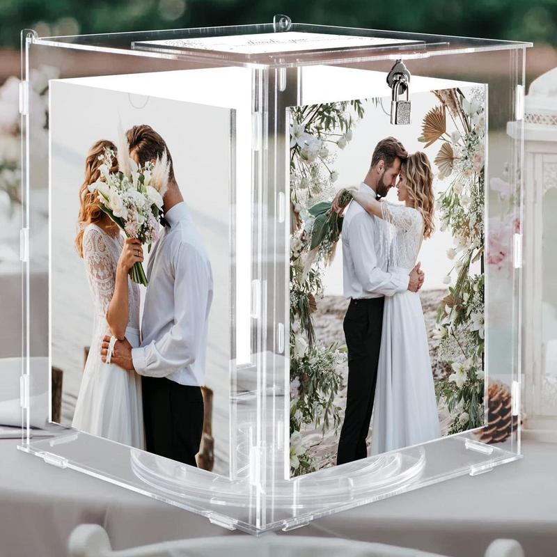Acrylic Wedding Card Box With  - مراجعة Card Index Box وسعره