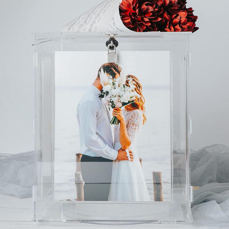 Acrylic Wedding Card Box With  - مراجعة Card Index Box وسعره