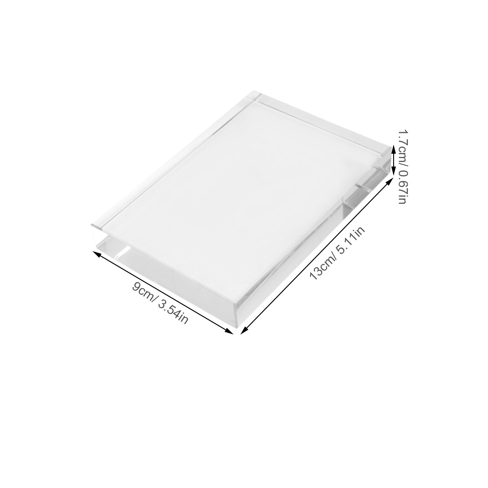 Crystal Clear Glass Square Pap - مراجعة Paper Weight Crystal وسعره
