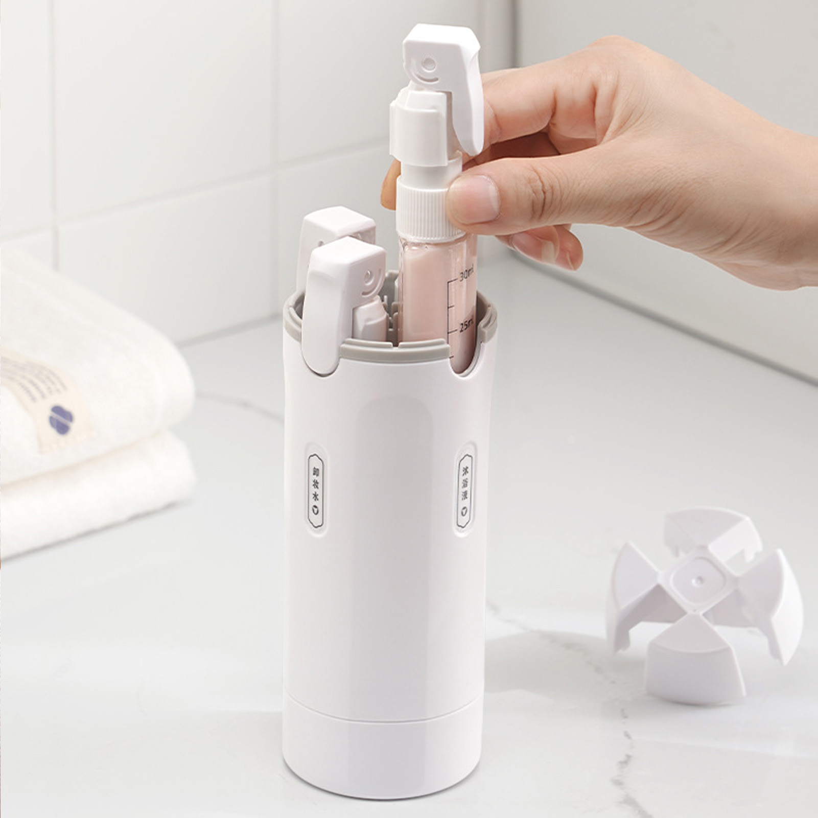 4-in-1 Travel Liquid Dispenser - مراجعة Gel Refill Pack وسعره