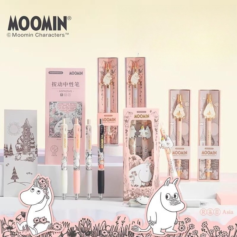 Moomin Cute Retractable Gel Pe - مراجعة Correction Pen Fine وسعره