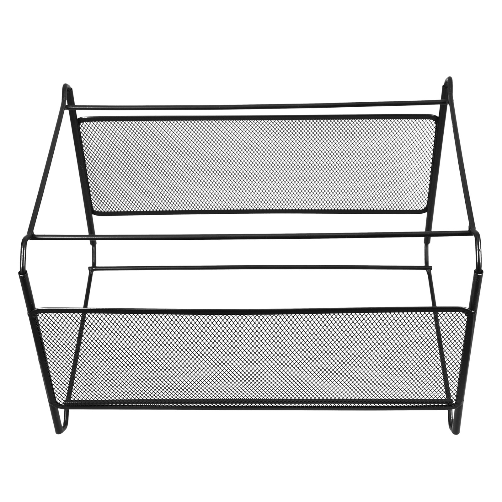 Iron Mesh File Storage Rack Bo - مراجعة Magazine Holder Rack وسعره