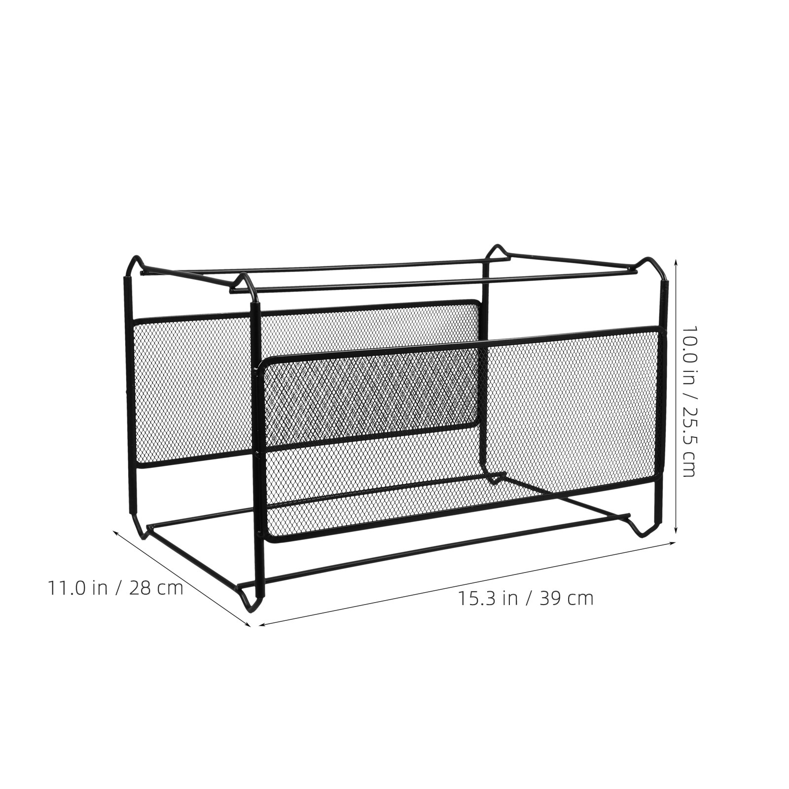 Iron Mesh File Storage Rack Bo - مراجعة Magazine Holder Rack وسعره