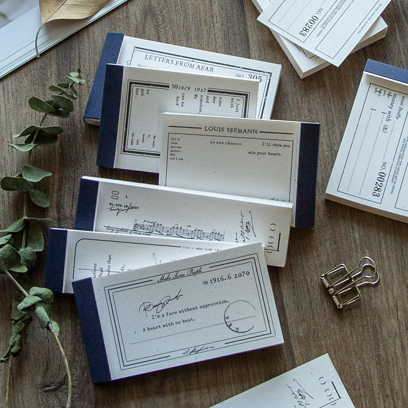 50Pcs/lot Schedule Planning Me - مراجعة Ink Blotter Paper وسعره