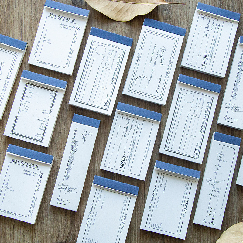 50Pcs/lot Schedule Planning Me - مراجعة Ink Blotter Paper وسعره