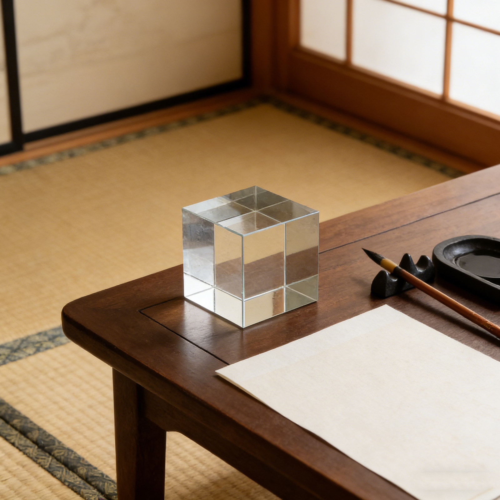 Clear Square Crystal Paperweig - مراجعة Book Weight Glass وسعره