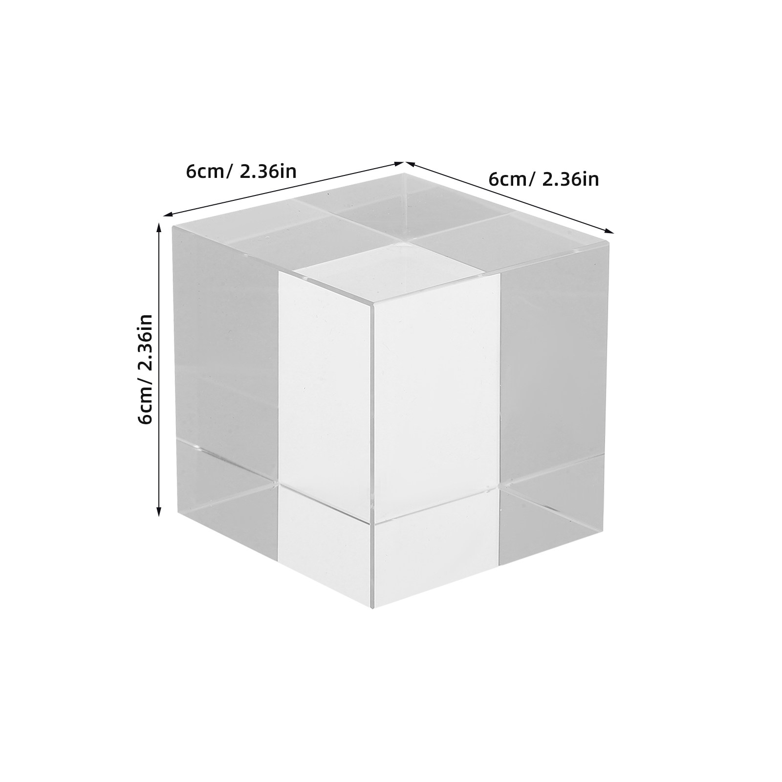 Clear Square Crystal Paperweig - مراجعة Book Weight Glass وسعره