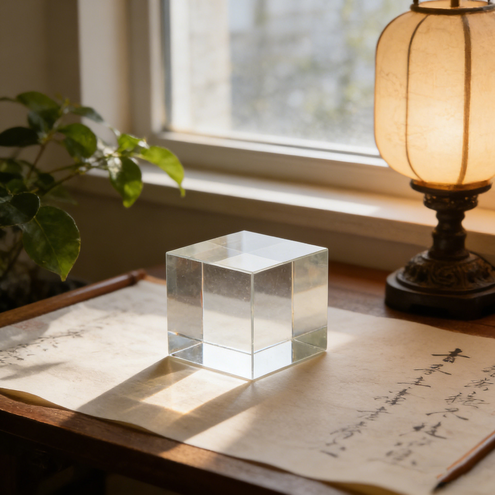 Clear Square Crystal Paperweig - مراجعة Book Weight Glass وسعره