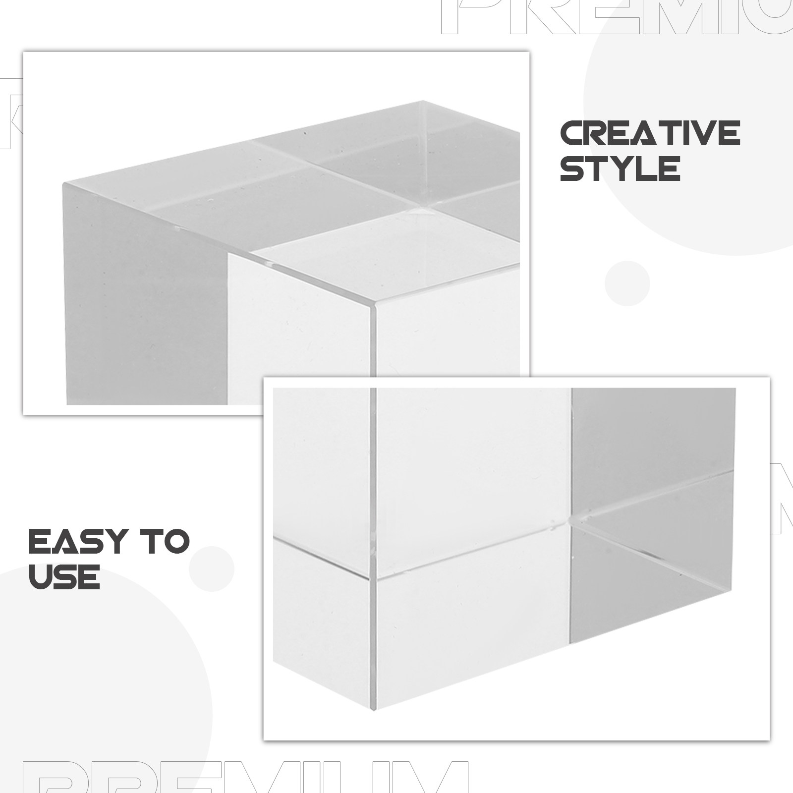 Clear Square Crystal Paperweig - مراجعة Book Weight Glass وسعره