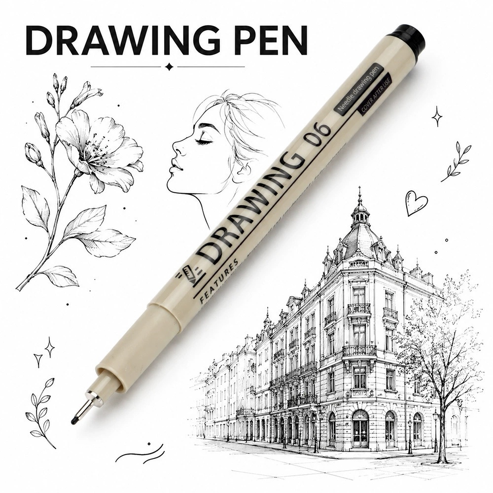 12Pcs Pigment Liner Art Marker - مراجعة Correction Pen Fine وسعره