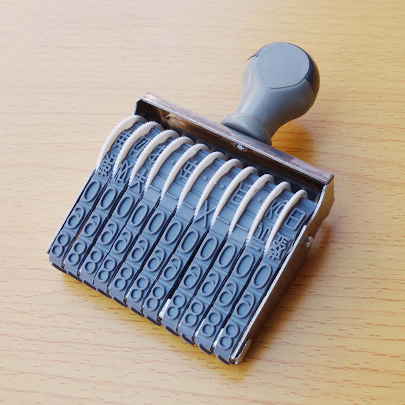 Rubber Number Stamp Roller Dat - مراجعة Rubber Date Stamp وسعره