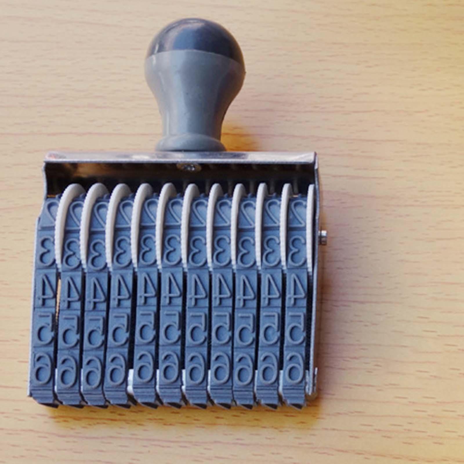 Rubber Number Stamp Roller Dat - مراجعة Rubber Date Stamp وسعره