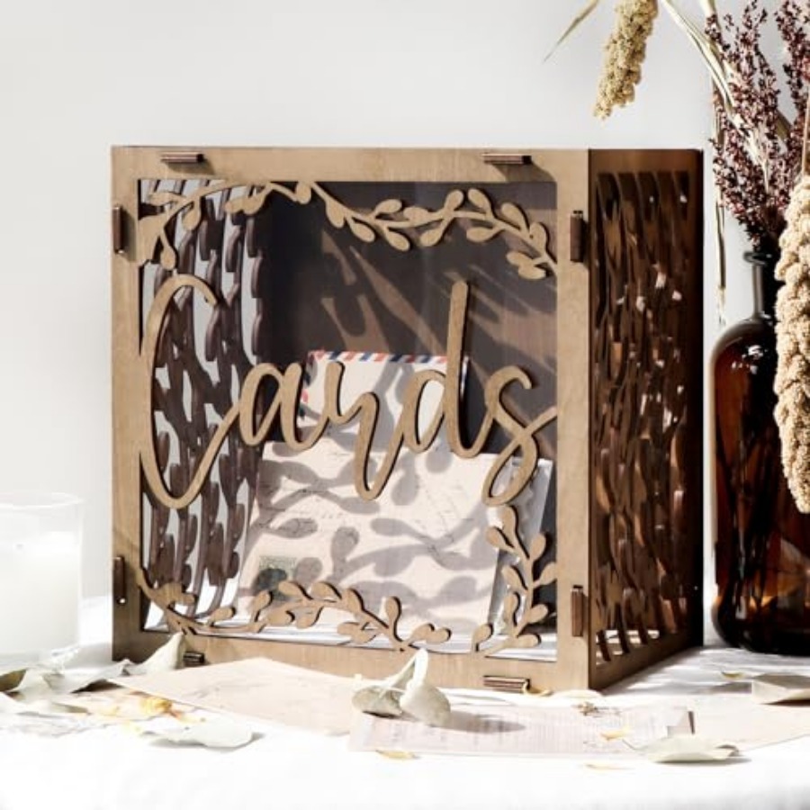 Wedding Card Box wit ow, wn Wo - مراجعة Card Index Box وسعره