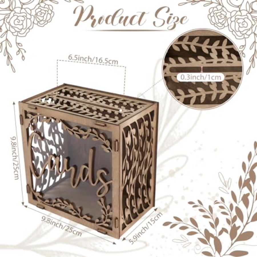 Wedding Card Box wit ow, wn Wo - مراجعة Card Index Box وسعره