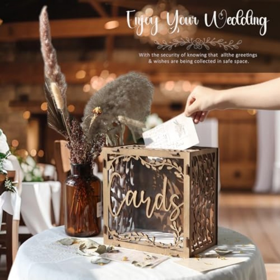 Wedding Card Box wit ow, wn Wo - مراجعة Card Index Box وسعره