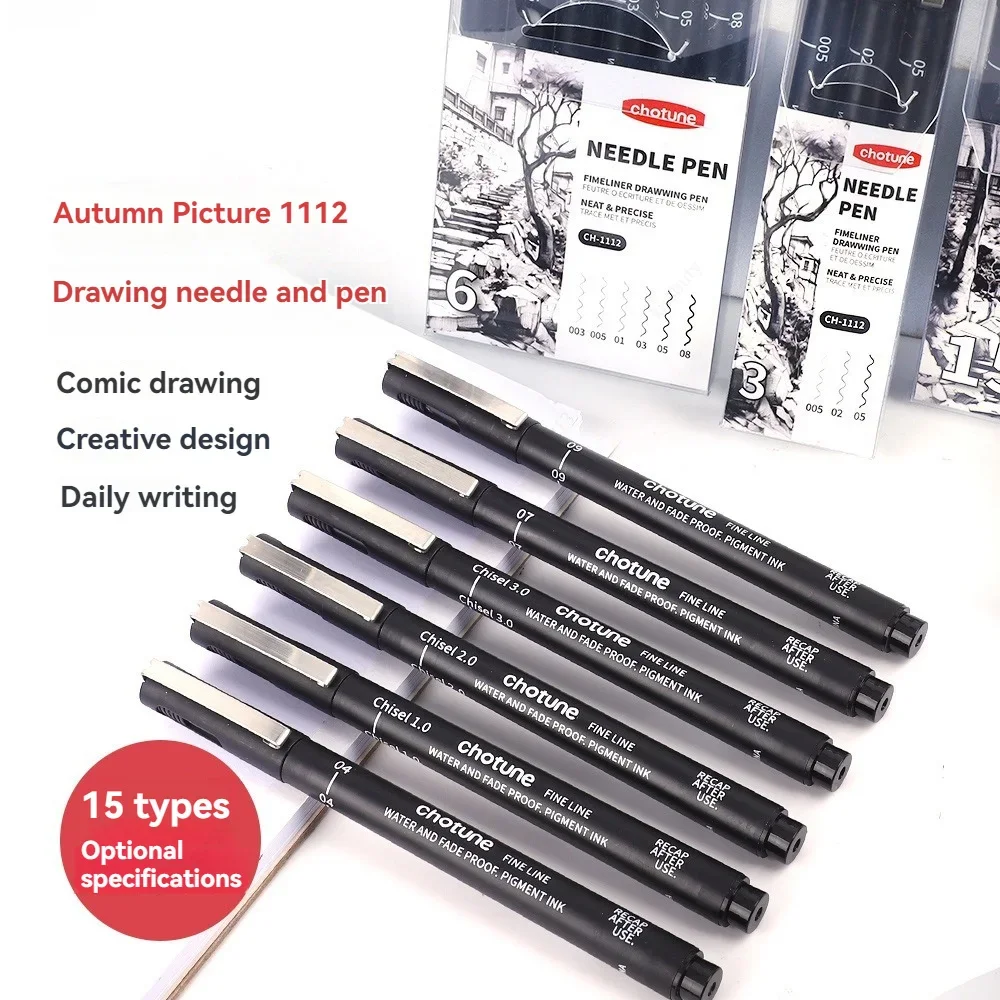 Black Micro Pens,15 Sizes,Wate - مراجعة Archive Box Set وسعره