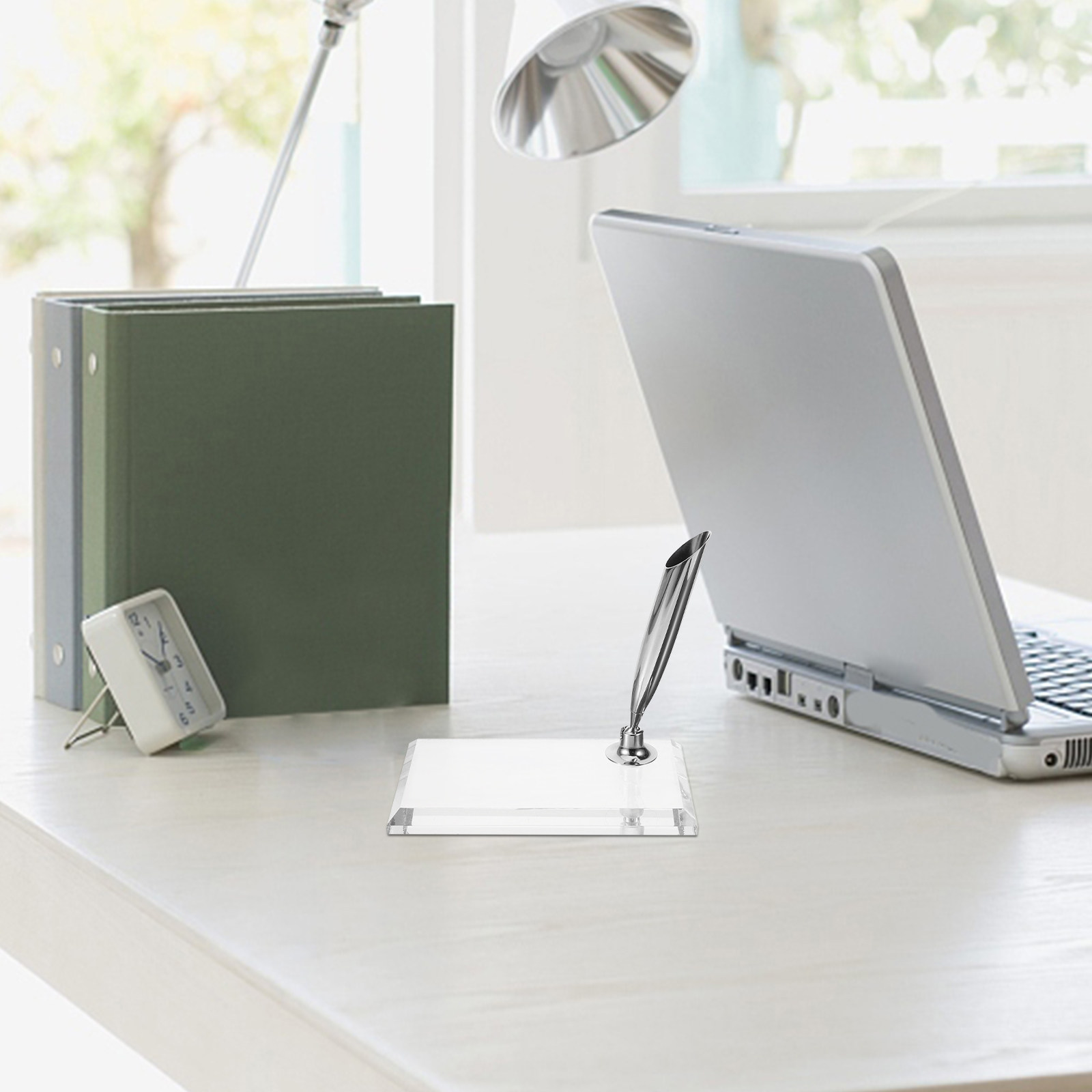 Single Pen Holder Acrylic Desk - مراجعة Pen Rest Single وسعره