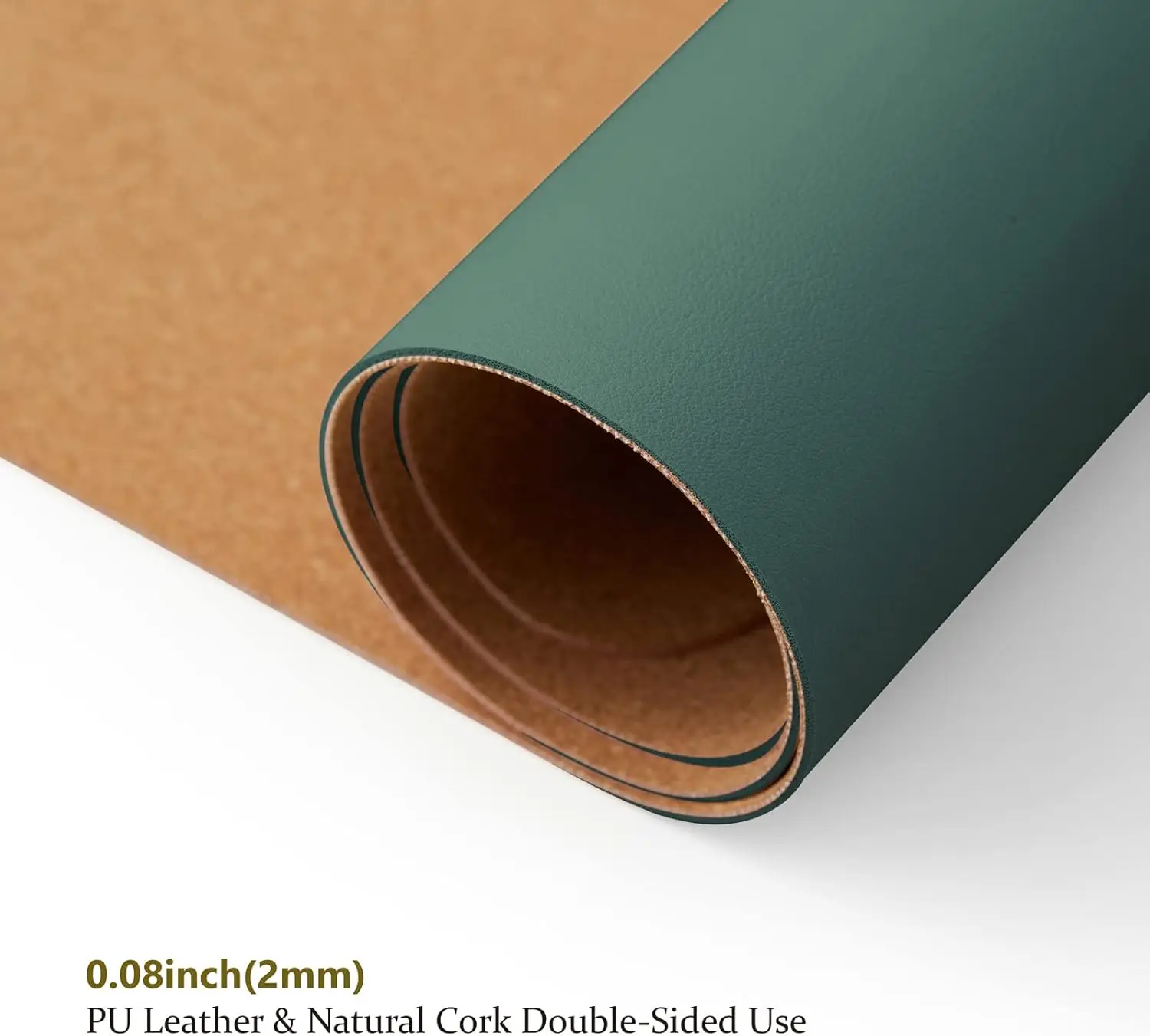 Cork Desk Mat Dual-Sided Desk  - مراجعة Leather Desk Pad وسعره