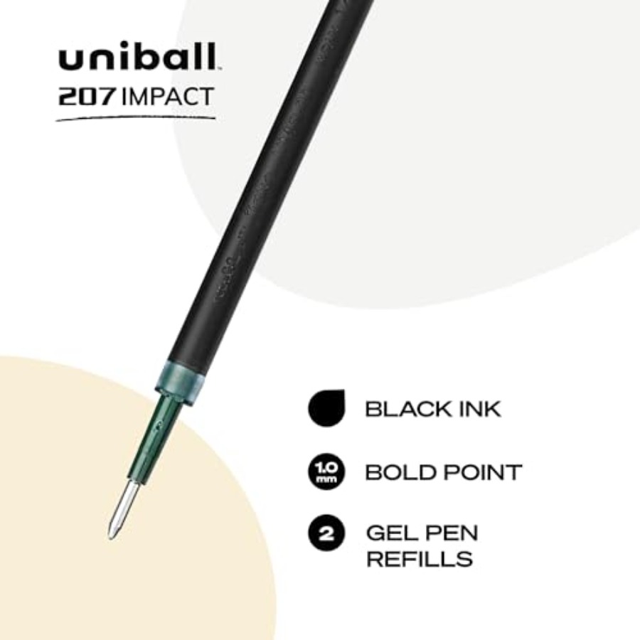 Uniball 207 Gel Pen Refills, B - مراجعة Gel Refill Pack وسعره