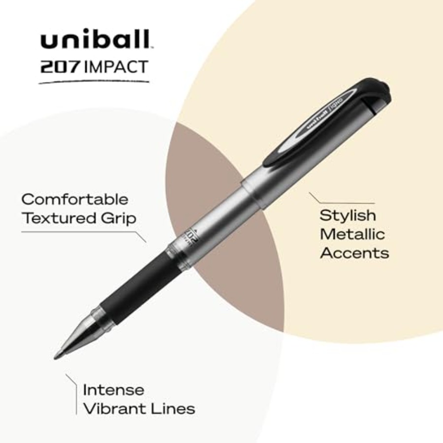 Uniball 207 Gel Pen Refills, B - مراجعة Gel Refill Pack وسعره