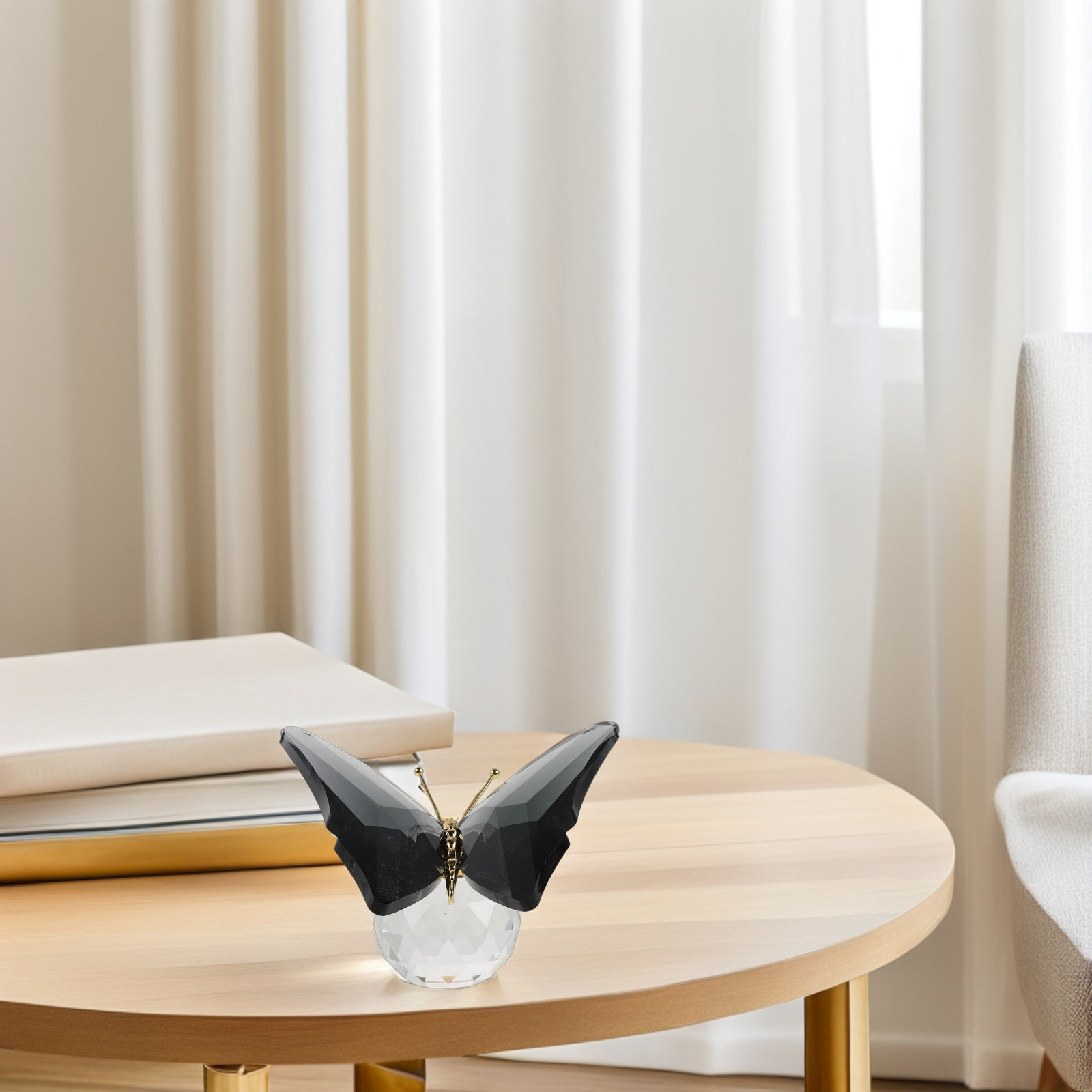 Glass Butterfly Paperweight Cr - مراجعة Paper Weight Crystal وسعره
