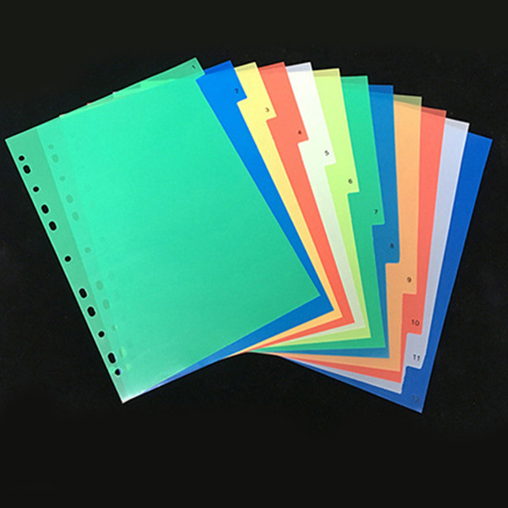 40Pcs A4 Multi Color Binder Di - مراجعة Tab Divider A4 وسعره