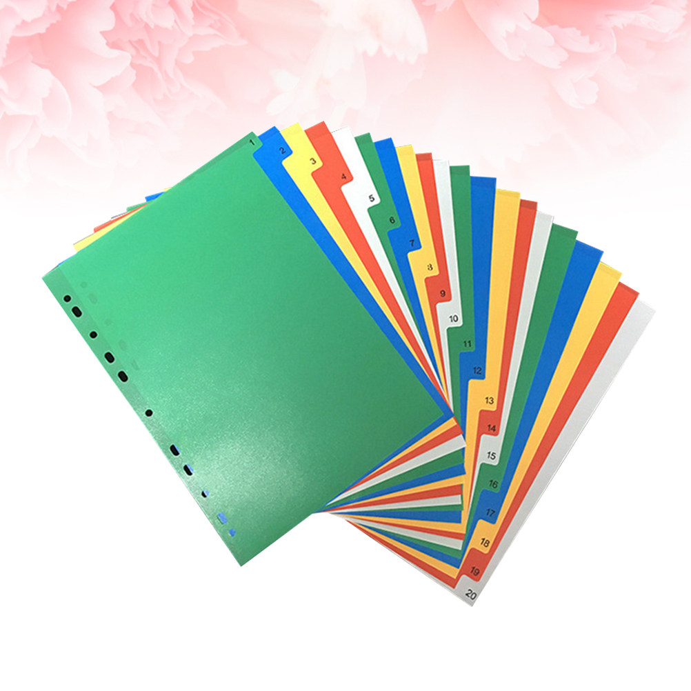 40Pcs A4 Multi Color Binder Di - مراجعة Tab Divider A4 وسعره
