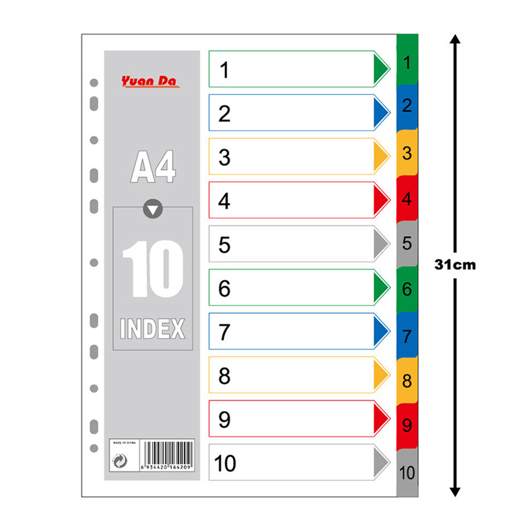 40Pcs A4 Multi Color Binder Di - مراجعة Tab Divider A4 وسعره