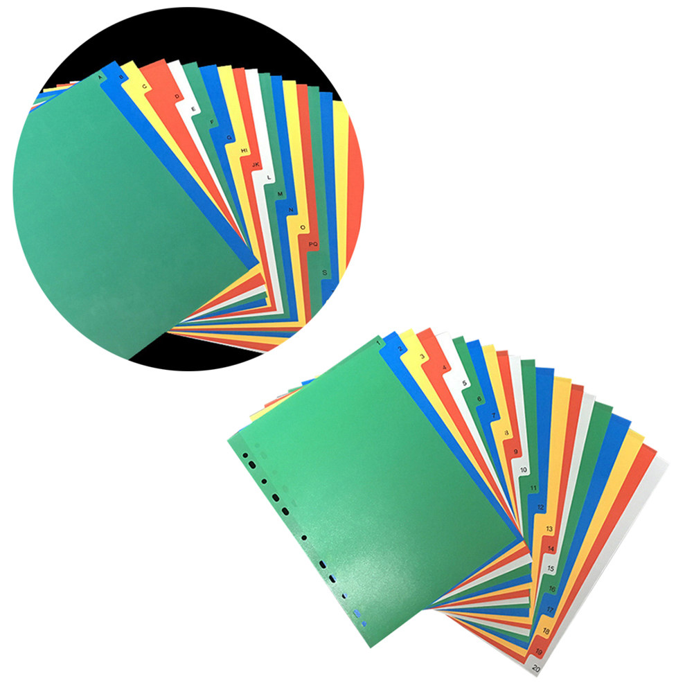 40Pcs A4 Multi Color Binder Di - مراجعة Tab Divider A4 وسعره
