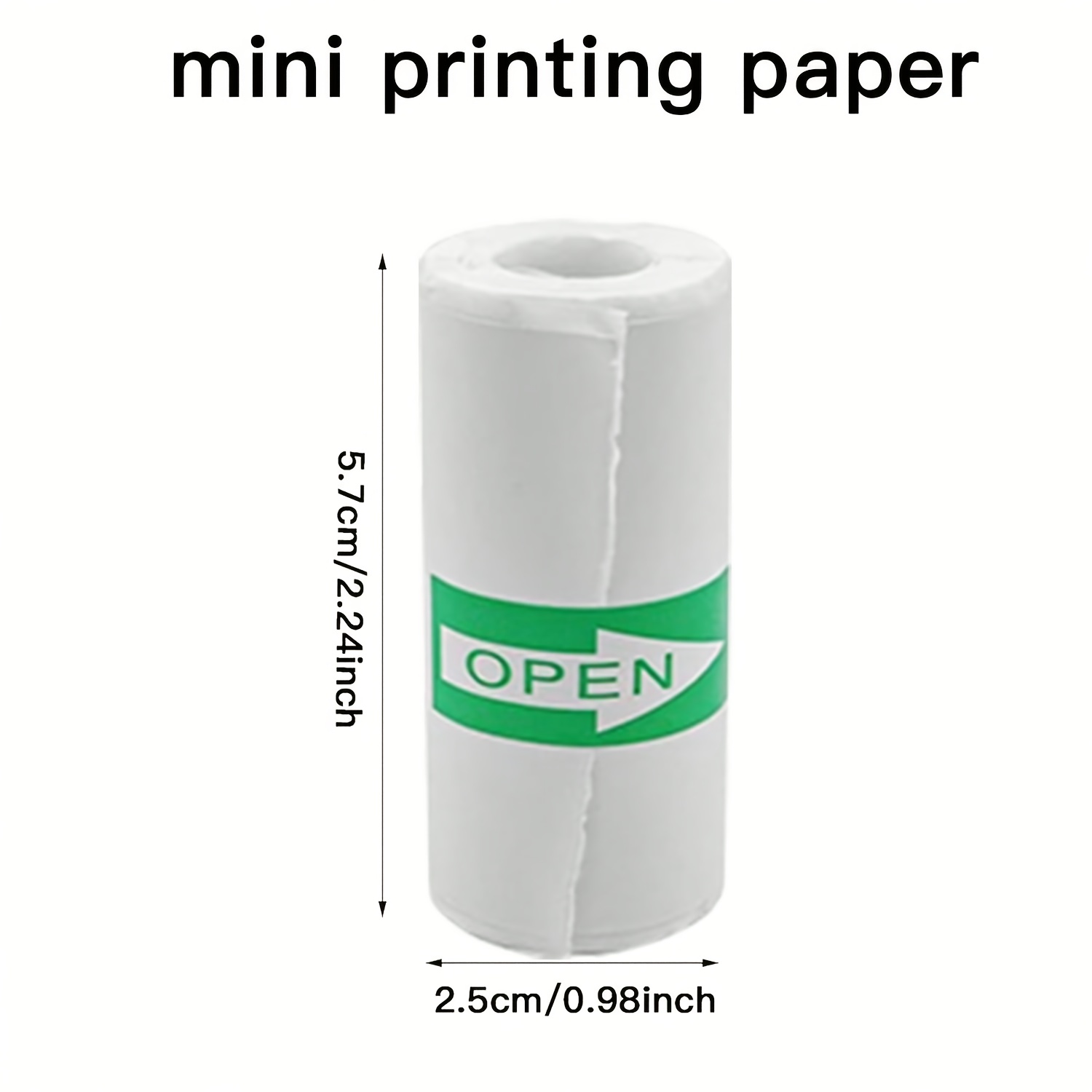 20 Rolls White Thermal Sticker - مراجعة Ink Blotter Paper وسعره