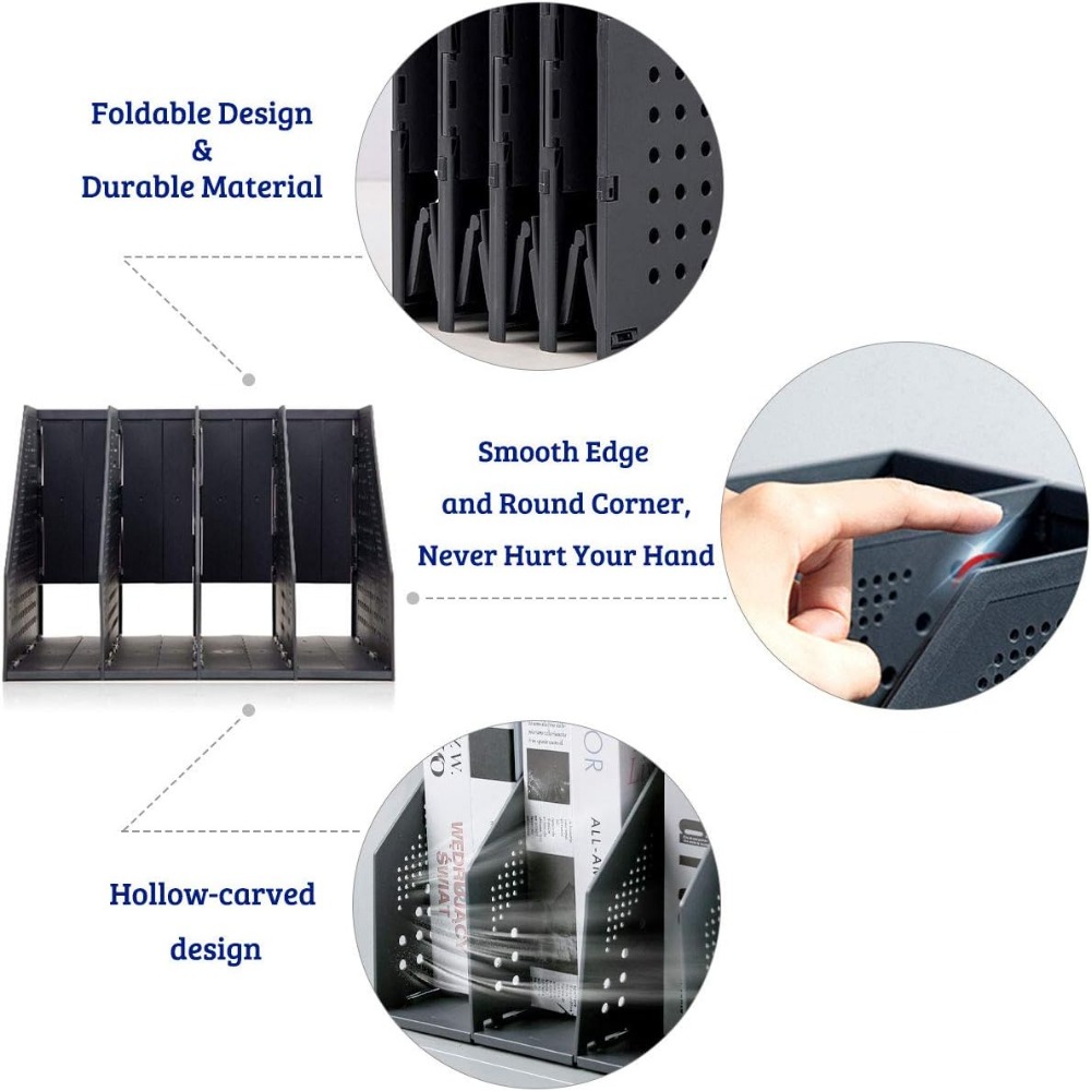 Collapsible Magazine Holder Pl - مراجعة Magazine Holder Rack وسعره