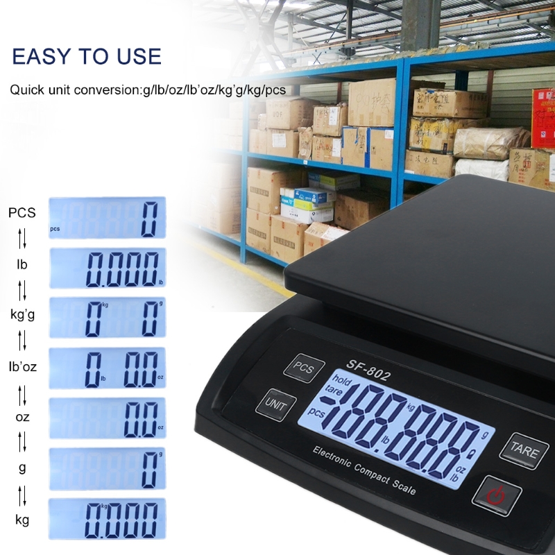 30kg/1g 66lb/0.1oz Digital Ele - مراجعة Tape Dispenser Weighted وسعره